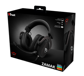 Audifonos Gamer Trust Zamak Gxt 414 Multiplataformas 53mm