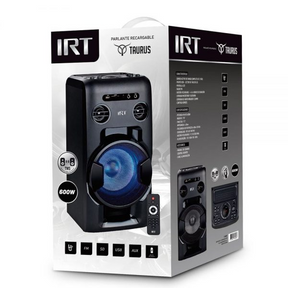 Parlante Portatil IRT Taurus Pro TWS Retro Iluminado 25W RMS
