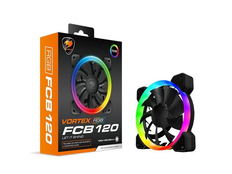 Ventilador para Procesador Gamer Cougar Vortex Rgb FCB 120mm