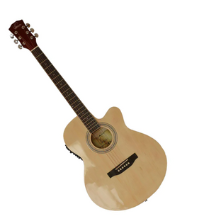 Guitarra Electroacústica 40" Valenciana Cuerdas Metal+Funda