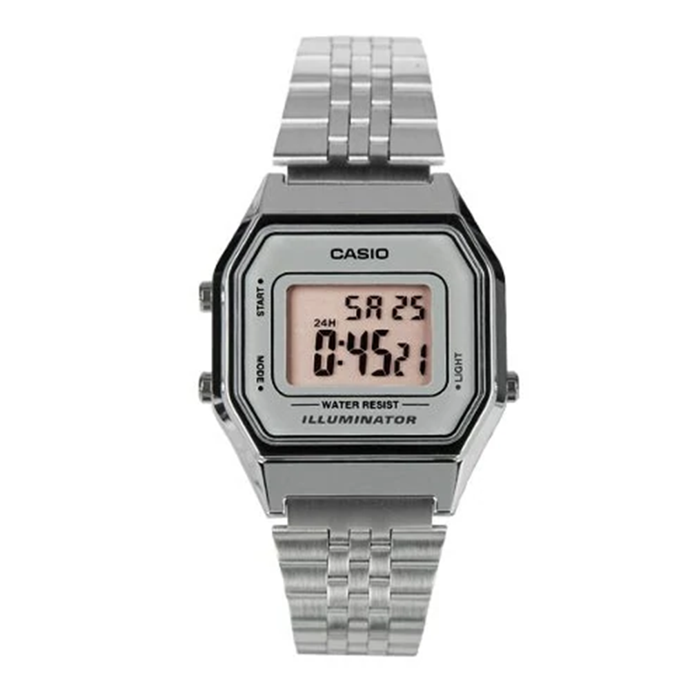 Reloj de Mujer Casio Silver Pink La680Wa-7Df
