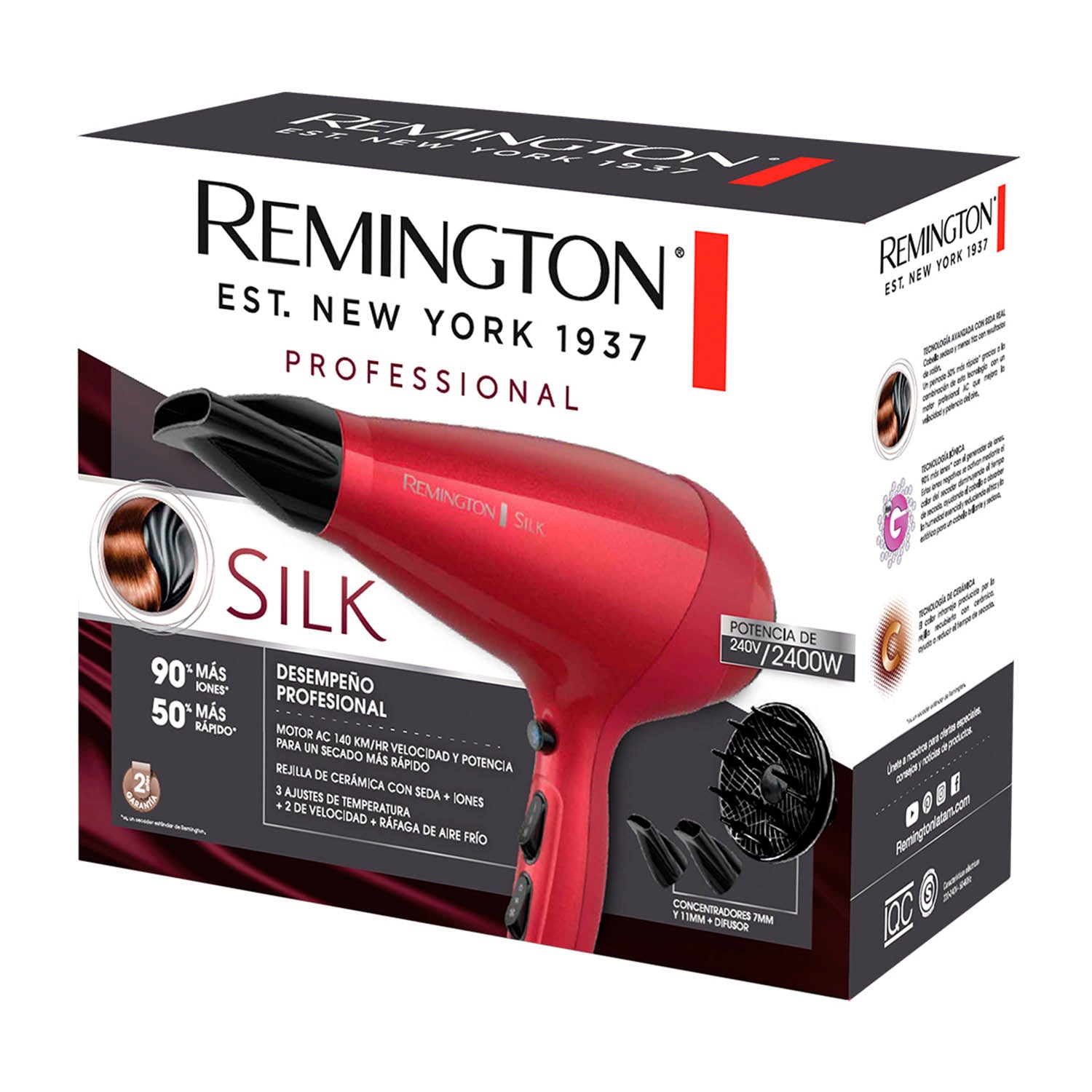 Secador de Cabello Professional Silk Remington AC9096 2400W