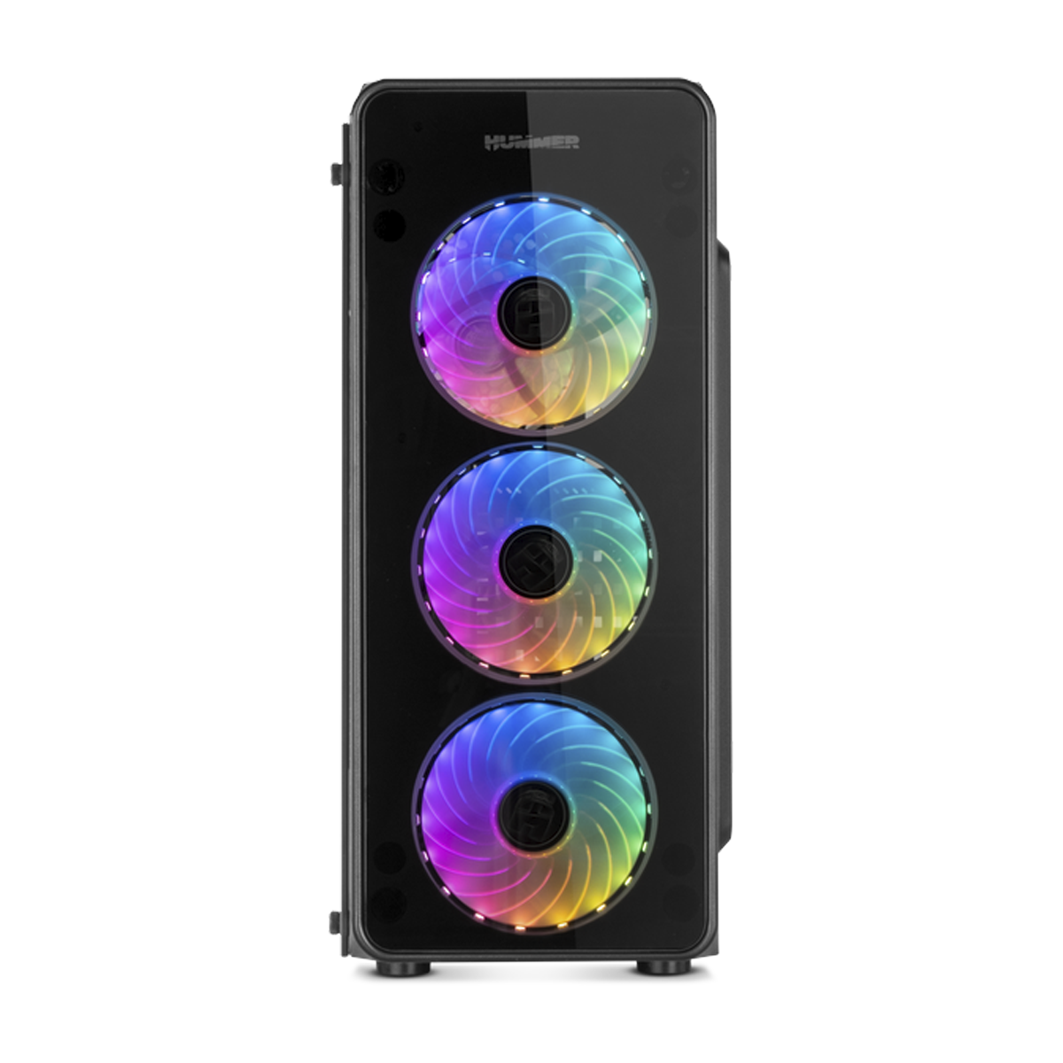 Gabinete Gamer Hummer Tgm + 4 Ventiladores Argb Full Color