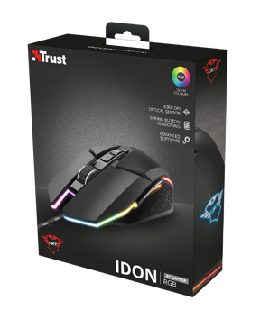 Mouse Gamer Ambidiestro Trust Idon Gxt 950 Full RGB 6000 Dpi