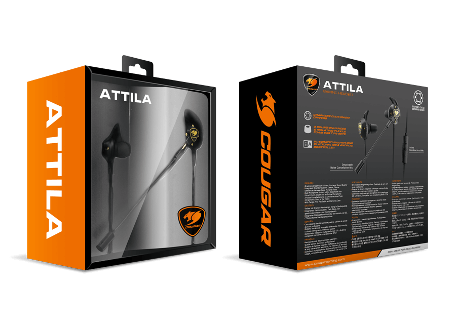 Audifonos Gamer In Ear Cougar ATTILA Gaming Edition