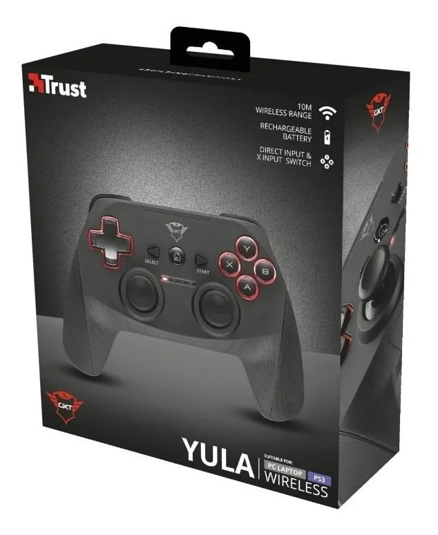 Gamepad Inalambrico Trust Gaming GXT 545 Para PC &  PS3 2.4 Ghz