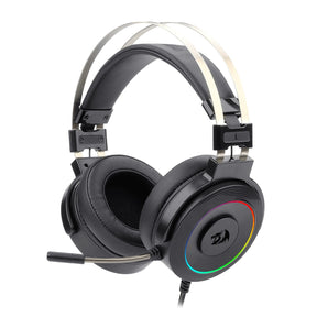 Audifonos USB Redragon Lamia Black Audio 7.1 Con Soporte