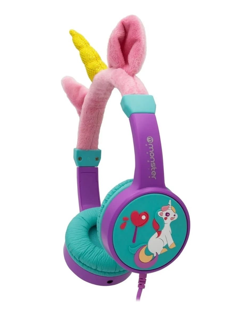 Audifonos para Niña Morados Monster Unicornio Ck01M - Morado / Tamaño Único