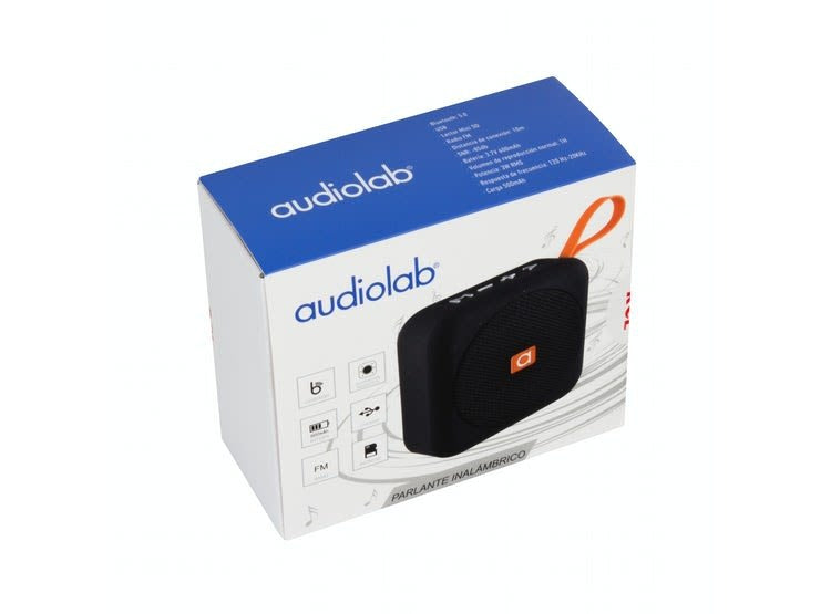 Parlante Portatil Audiolab GO Bluetooth 5.0 Recargable Black