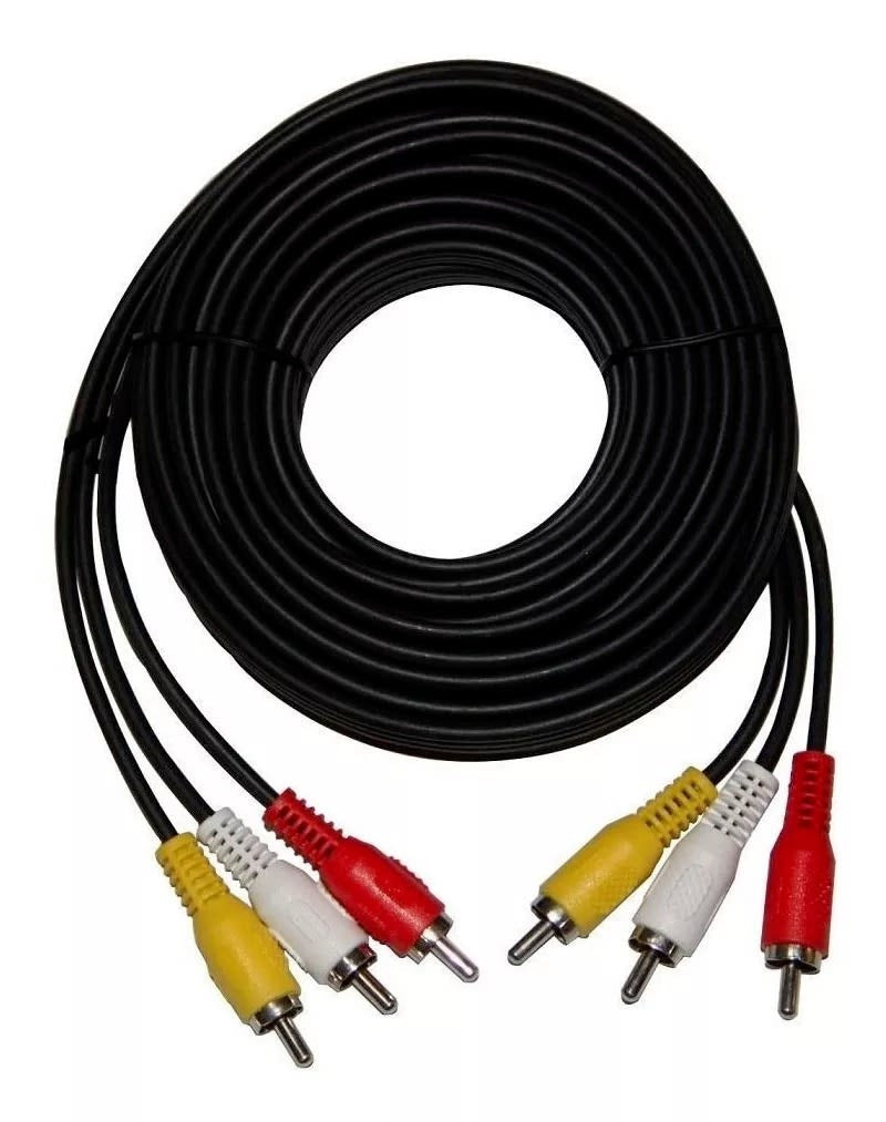 Cable De Audio 3X3 3Rca A 3Rca  1.8 Mt  Dblue Dbcav03