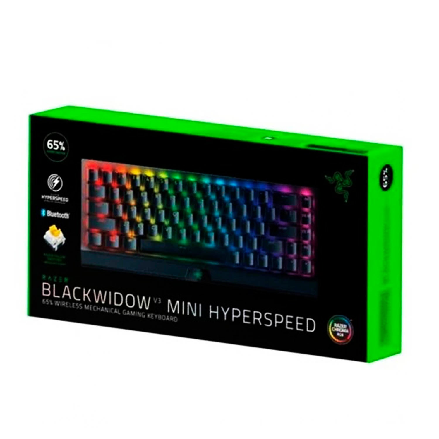 Teclado Gamer Razer Blackwidow V3 Mini Hyperspeed RGB Yellow Español