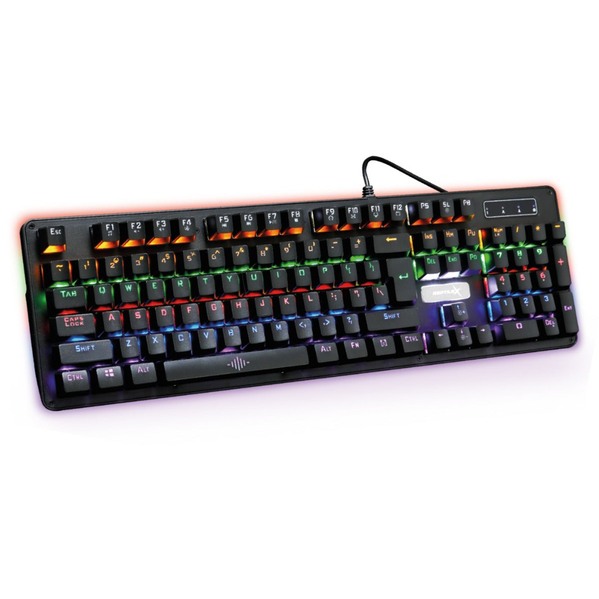 Teclado Mecanico Reptilex FULL RGB  para PC PS X-BOX RX-0018