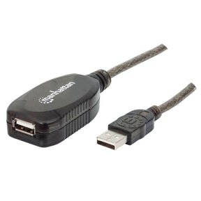 Extensión USB Activa de 10m High Speed Manhattan 151573
