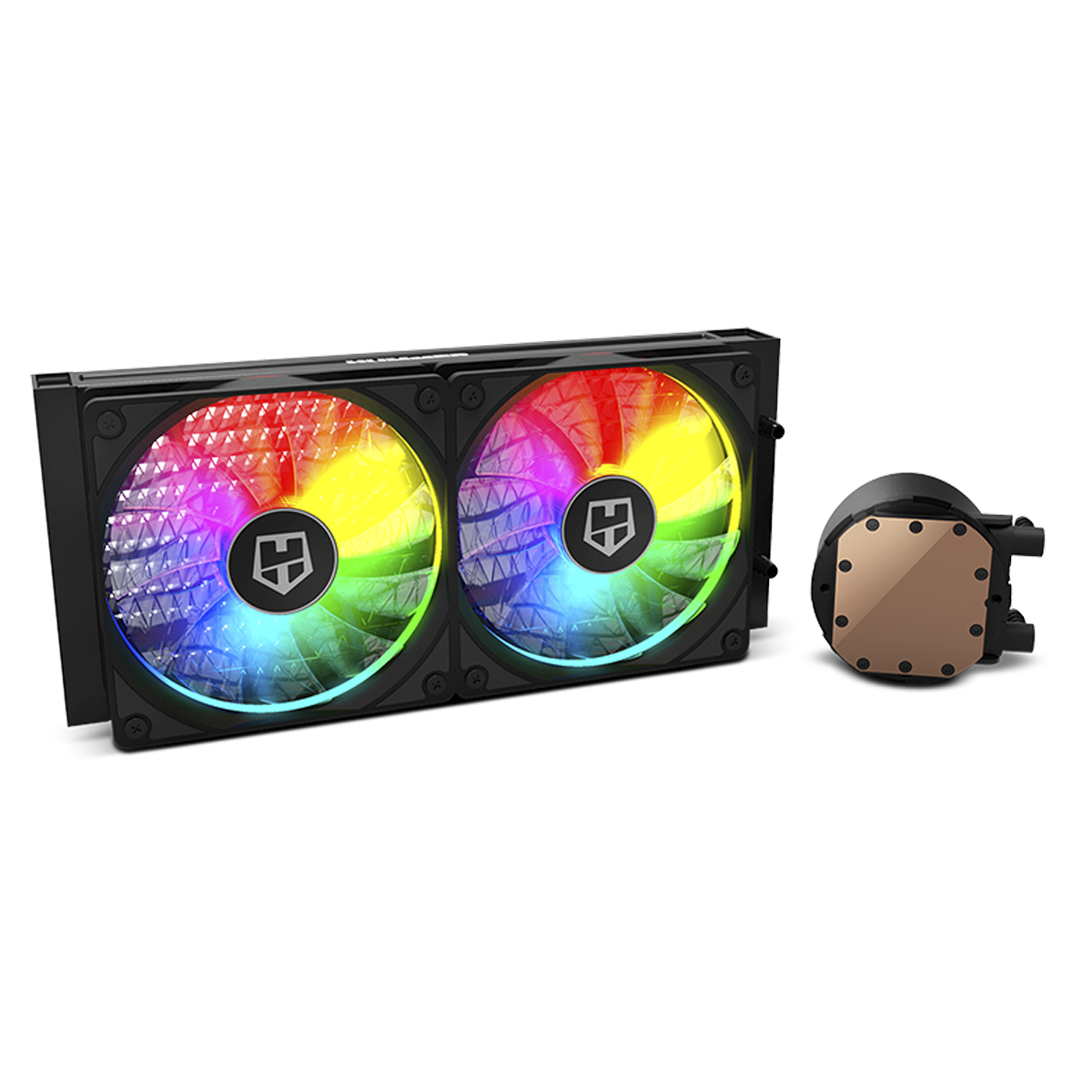 Water Cooling Hummer H-240 Full Color Argb Intel - Amd