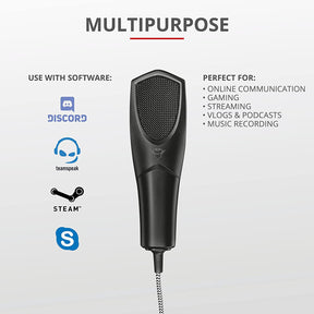 Microfono Usb de Condensador Profesional Trust GXT 232 Mantis