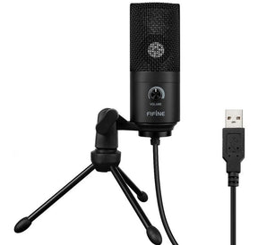 Micrófono Condensador USB Multiplataformas Fifine K669BK Pro