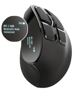 Mouse Ergonomico Profesional Trust Voxx Bluetooth Recargable