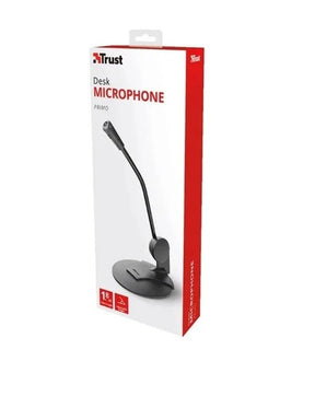 Microfono Trust Primo Jack 3.5mm 1.8m con Base Regulable