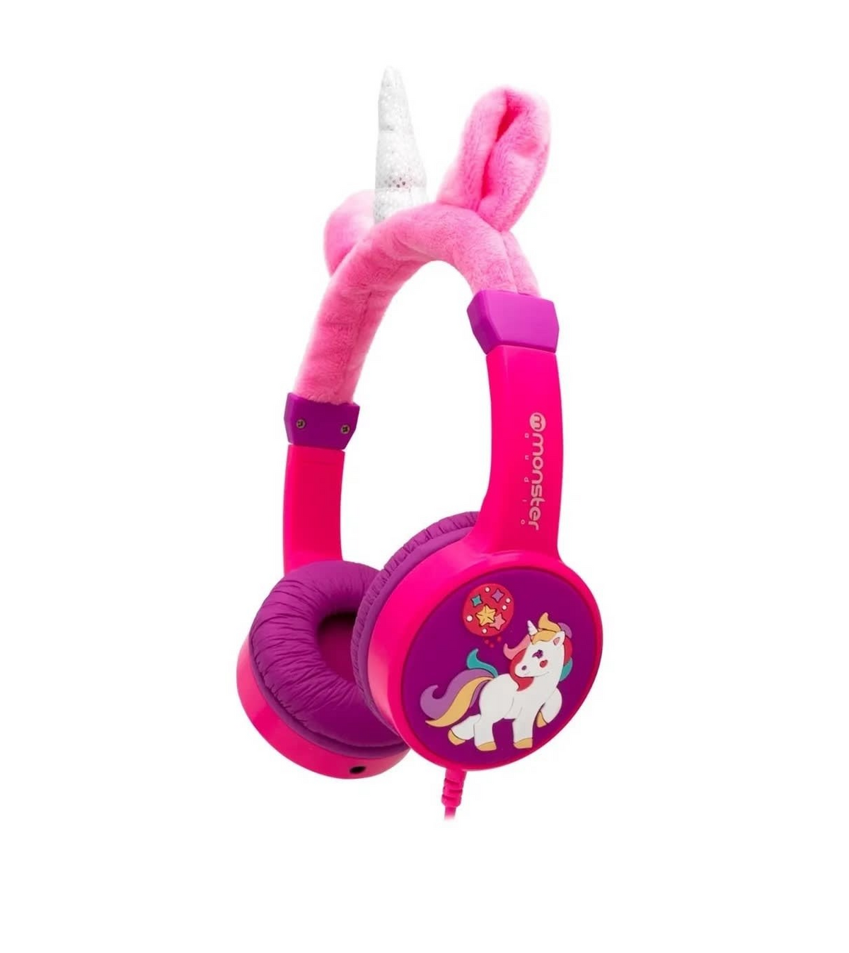 Audifonos para Niña Morados Monster Unicornio Ck01P - Rosado / Tamaño Único