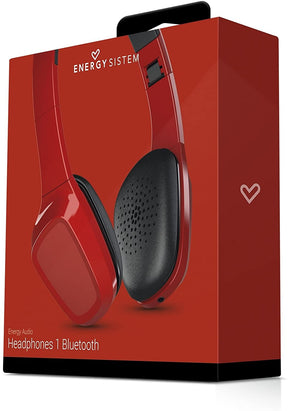 Audifono Energy Sistem Headphones 1 Bt Rojo 428359