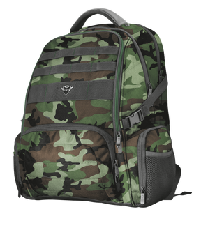 Mochila Gamer Trust Gxt 1250C Xl Kamo Military Reforzada 23868