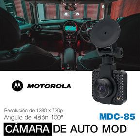 Cámara Para Vehículos Motorola DashCam MDC85 HD Night Vision