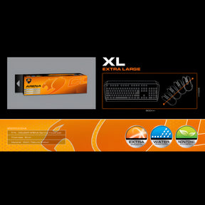 Mouse Pad Cougar Arena X Orange Gaming Extended Edition