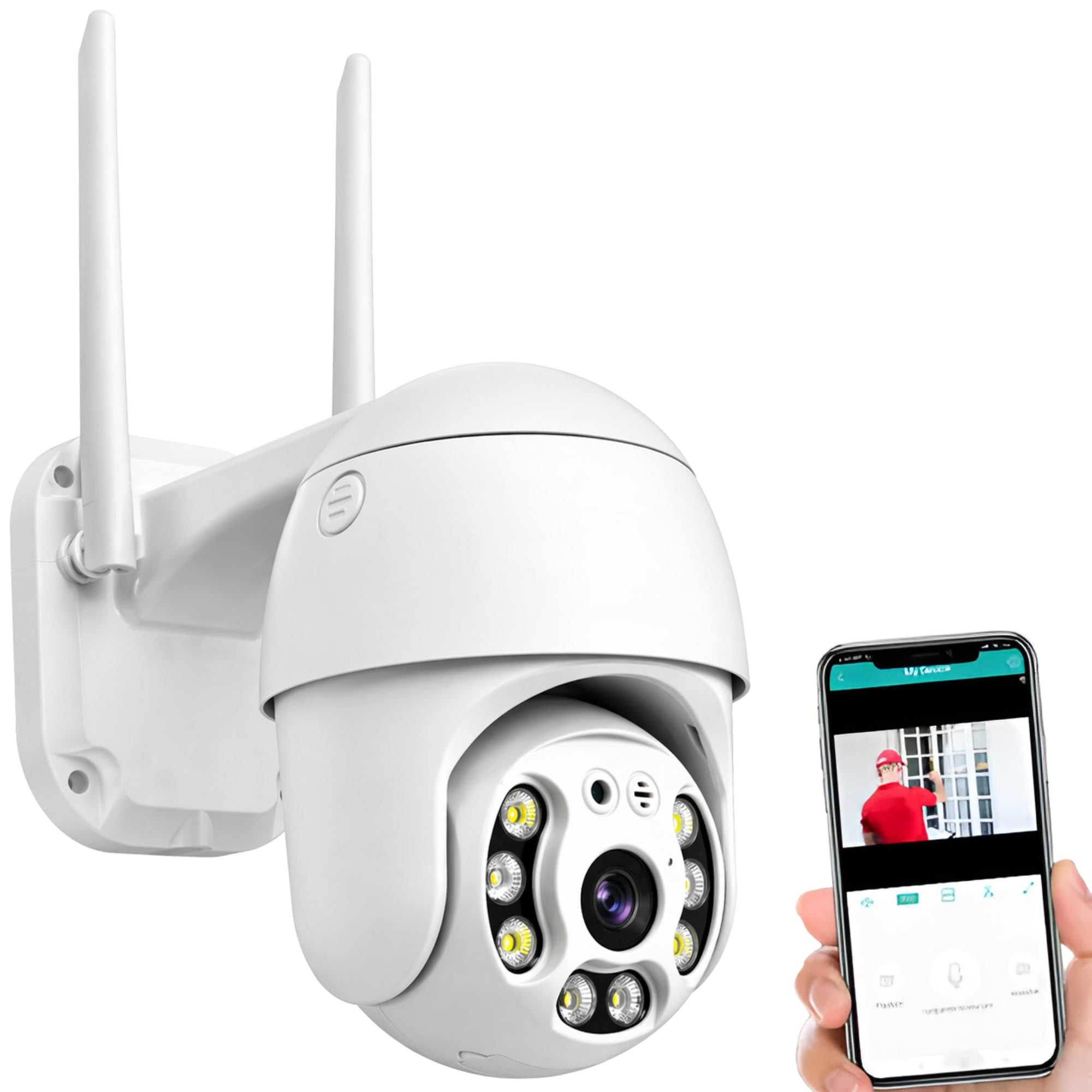 Cámara de Seguridad Robótica 1080p PTZ Wifi WaterProof IP66