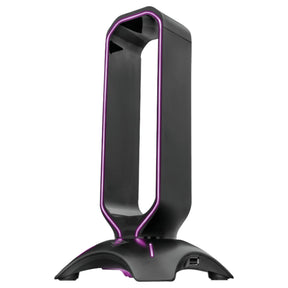 Soporte Stand Gamer RGB para Audífonos Trust Gxt 265 + HUB