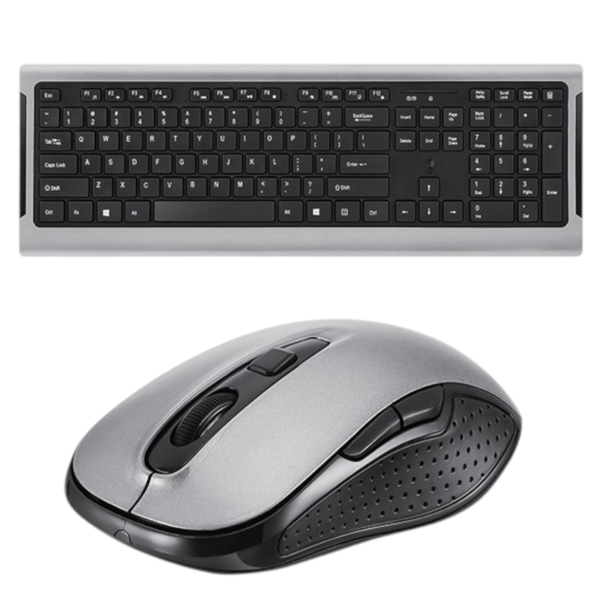 Teclado y Mouse Inalambrico Teclas Planas Tecmaster LD100