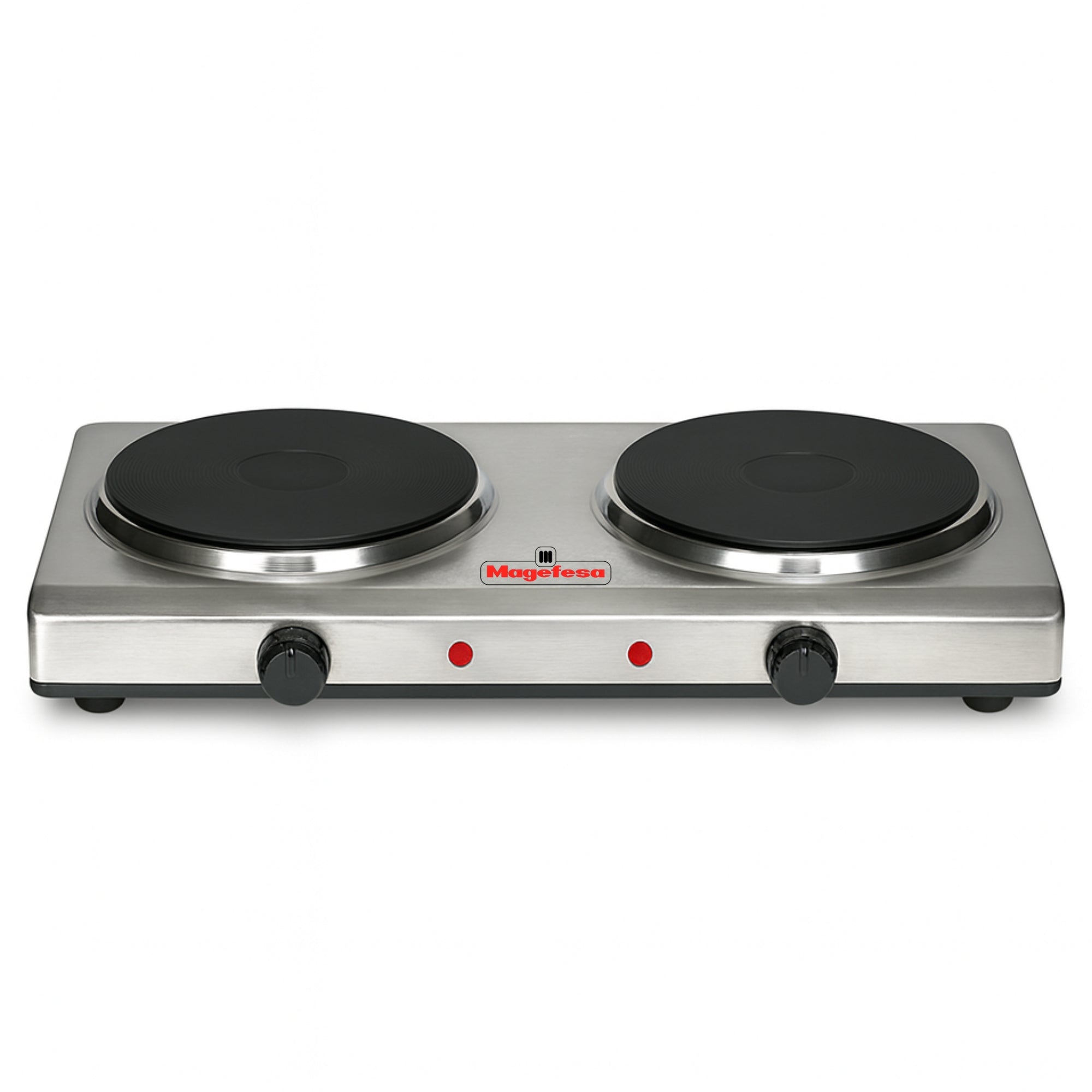 Cocina Encimera Eléctrica Magefesa MGF8022 Dinamic Inox Dual