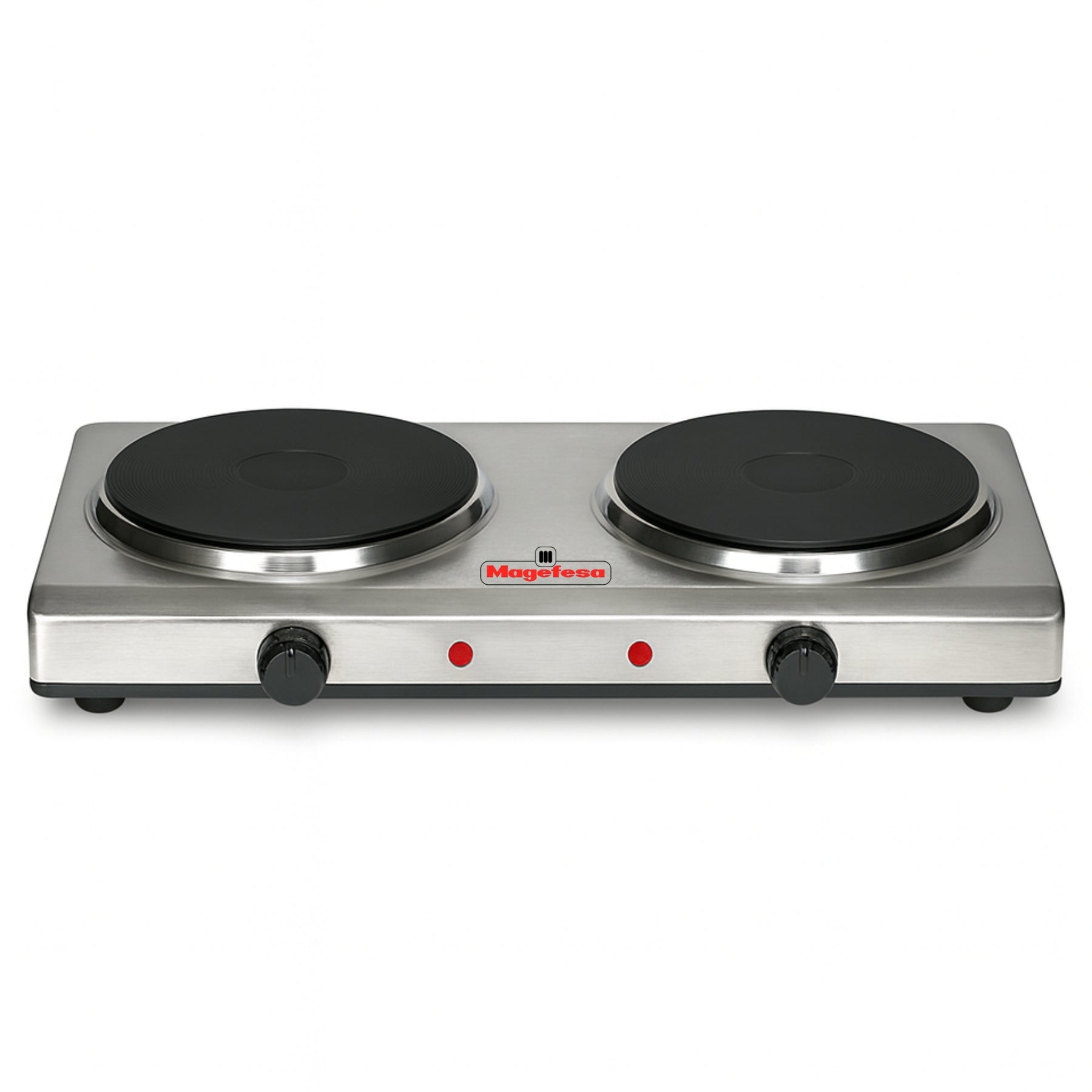 Cocina Encimera Eléctrica Magefesa MGF8022 Dinamic Inox Dual