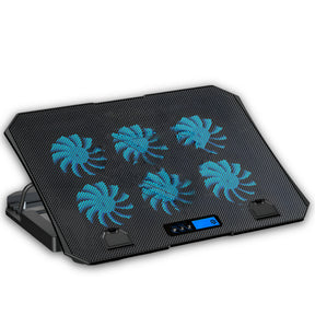 Ventilador para Notebooks Gamer SIX FAN LED 2800 RPM 16" Max