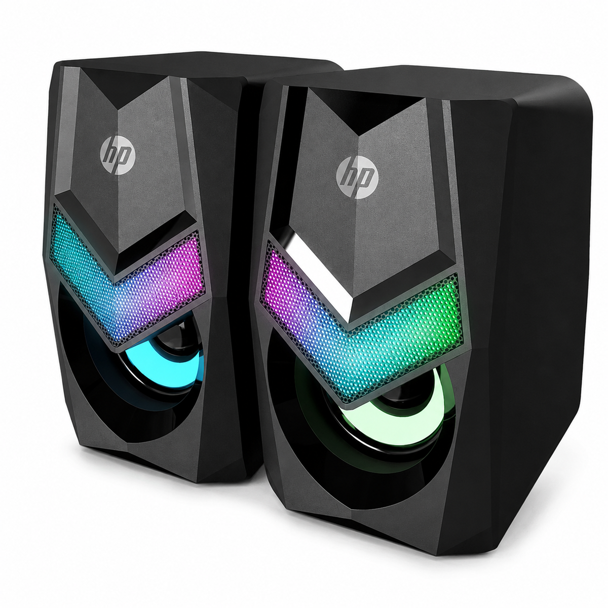 Parlante USB HP Multimedia con Iluminación RGB DHE-6000