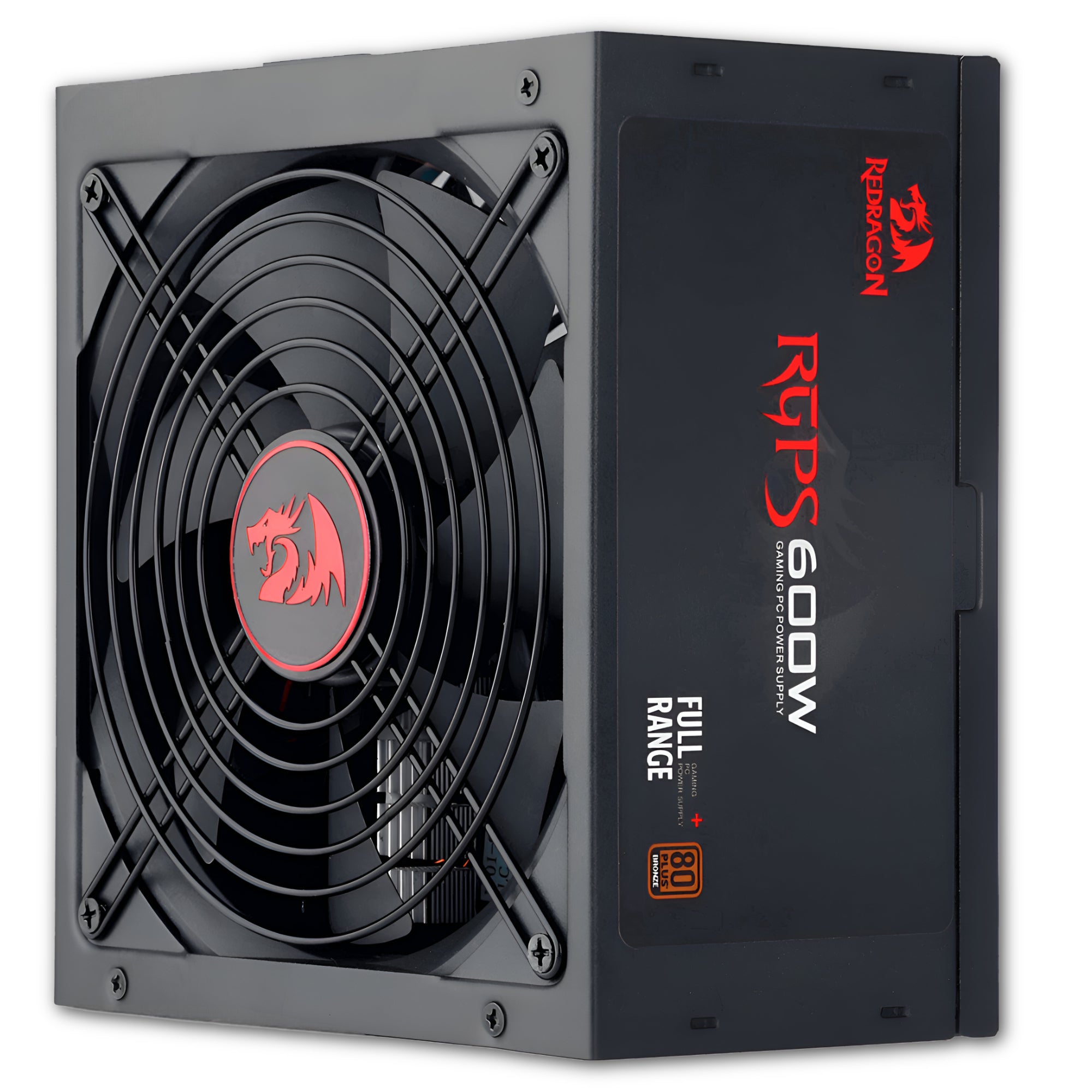 Fuente De Poder Gamer Redragon 600W 80 Plus Ultra Estable
