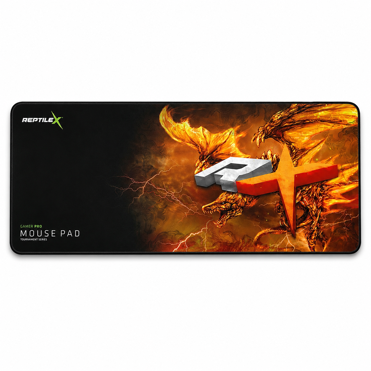 Mouse Pad Gamer 70X30cm Reptilex Orange Edition Rx0009