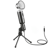 Microfono de Escritorio Trust Madell Jack 3.5mm con Filtro POP