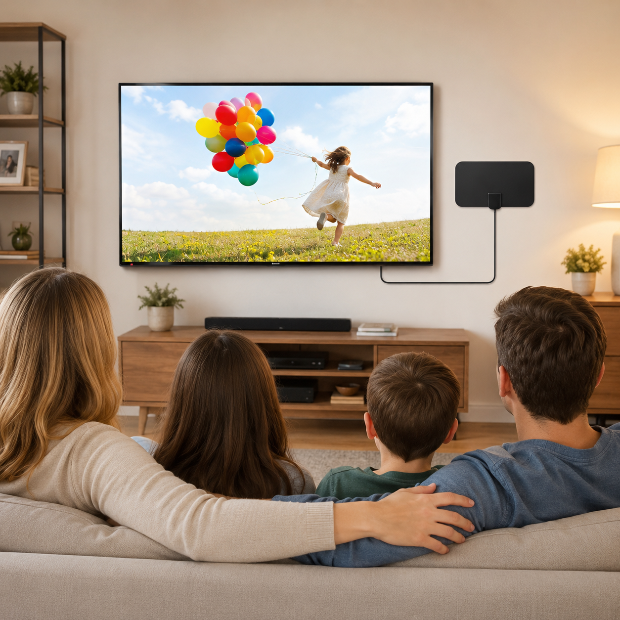 Antena de TV Digital Ultra HD 4K/ FHD de Alta Ganancia TL628