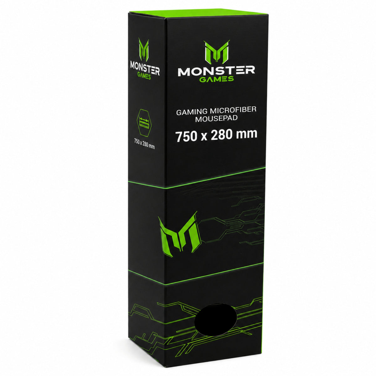 Pad Mouse Gamer XXL Antideslizante 750x28x3mm Monster PA348