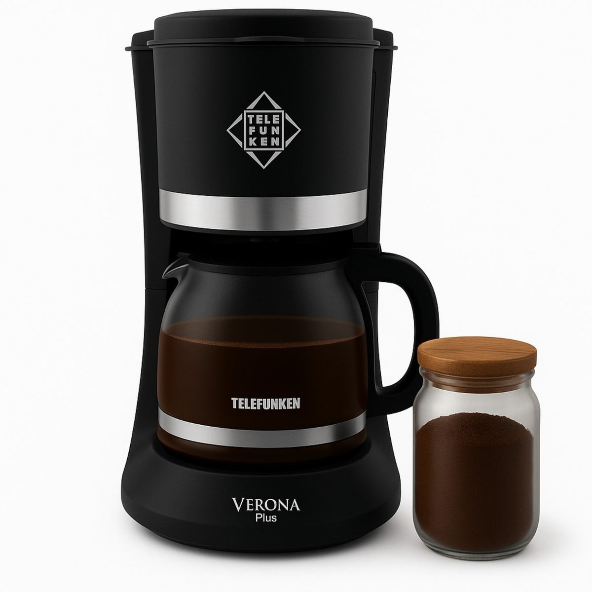 Cafetera Eléctrica Keep Warm Verona Plus 1.2L Filtro Lavable