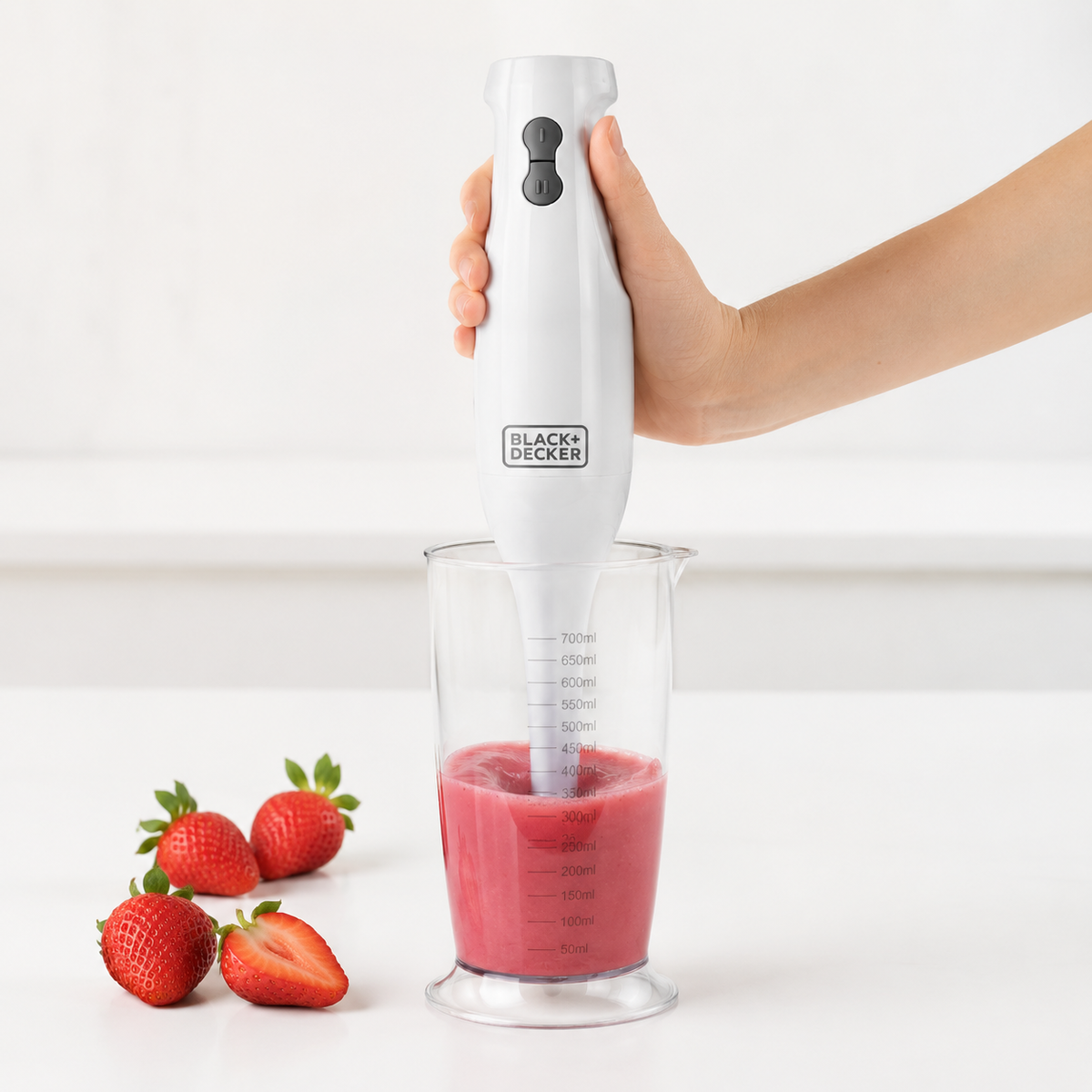 Batidora De Inmersión Multifuncional Black + Decker HB-2400W