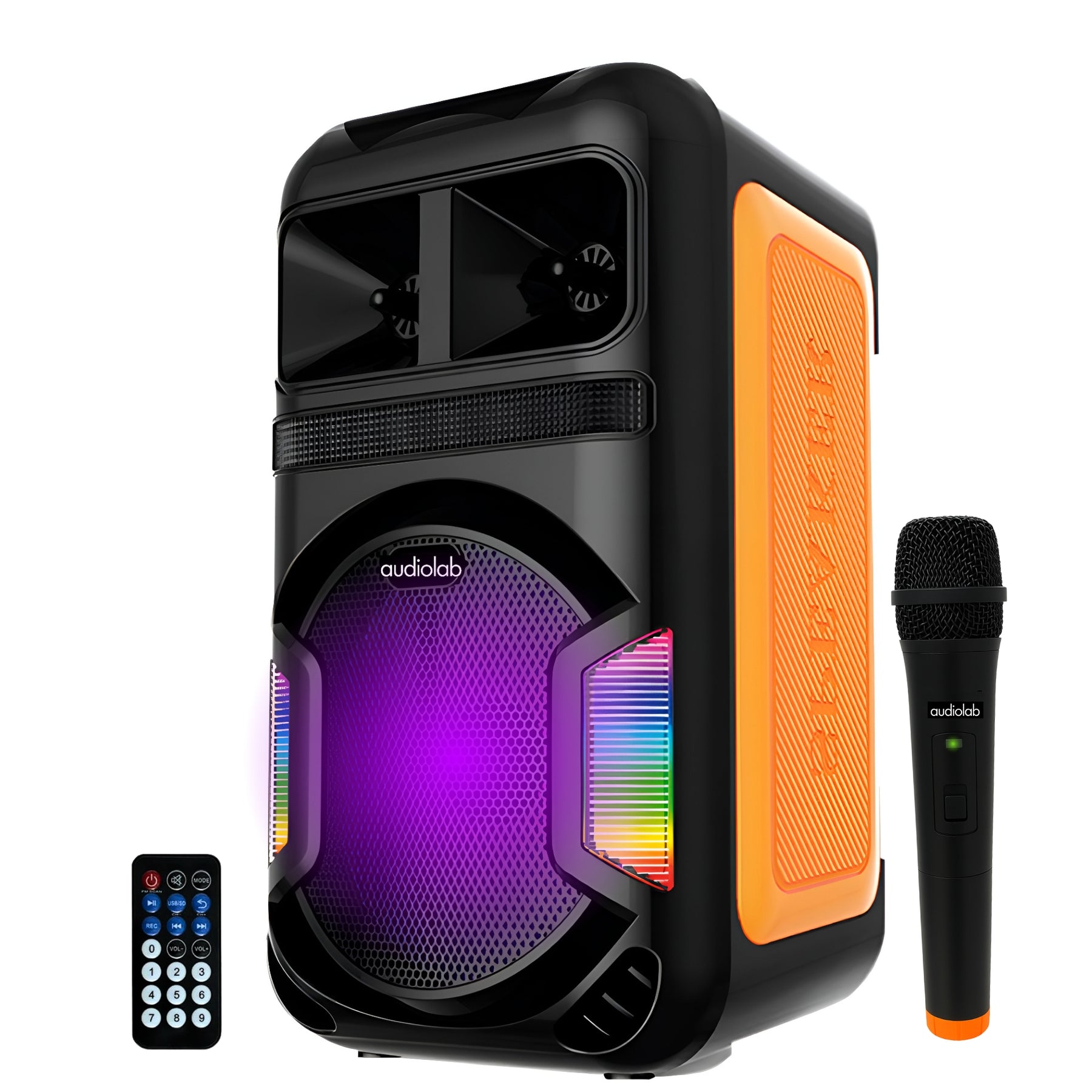Parlante Karaoke RGB con Micrófono Inalámbrico Bluetooth 805