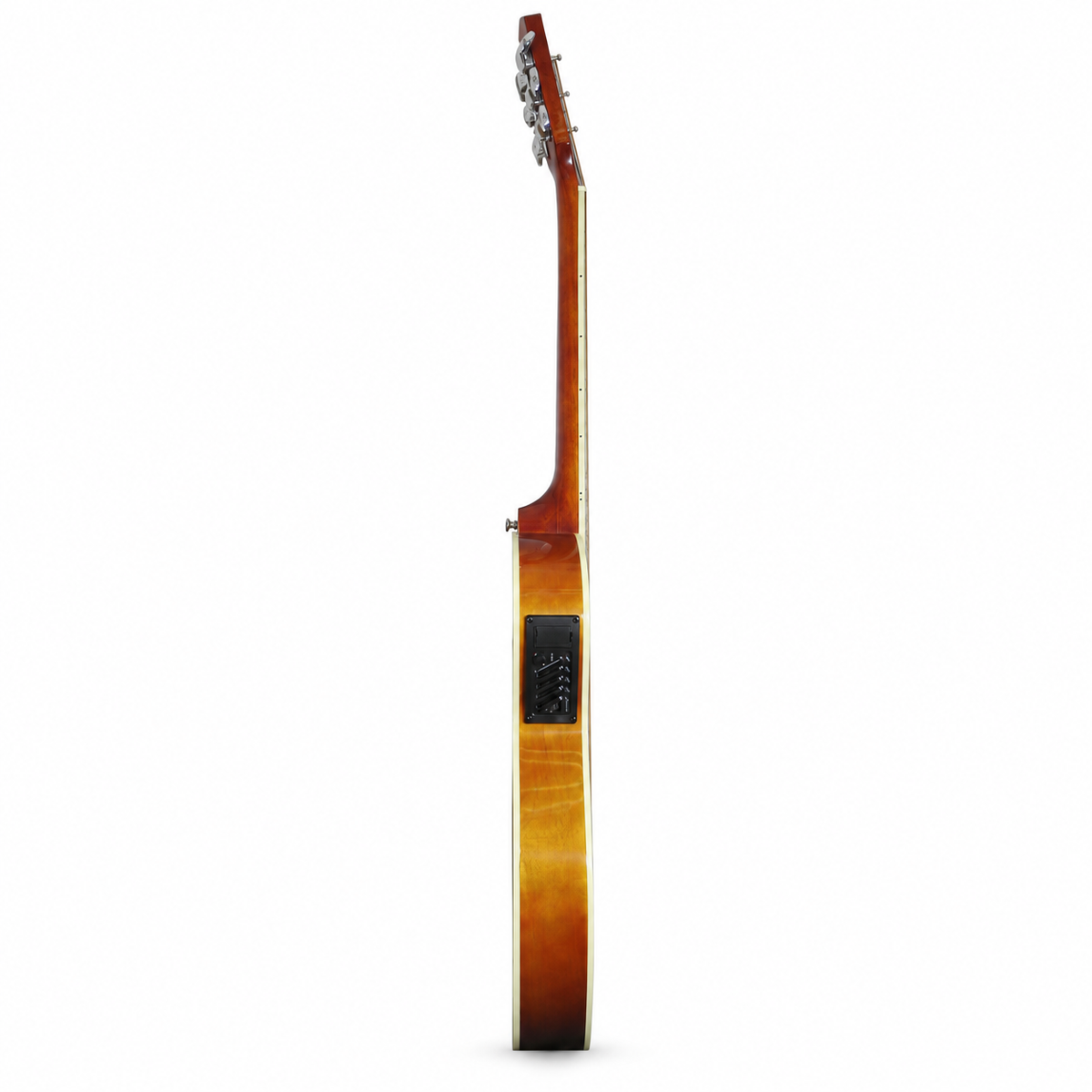 Guitarra Electroacústica Sevillana Cutaway Ultra Delgada Natural con Ecualizador y Funda