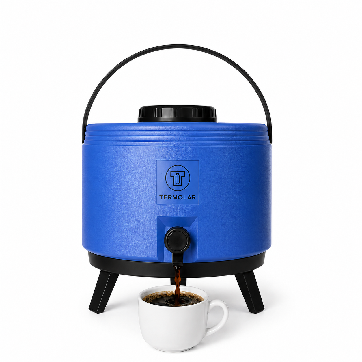 Maxi Termo 6 Litros Termolar Azul para Agua Caliente y Fria
