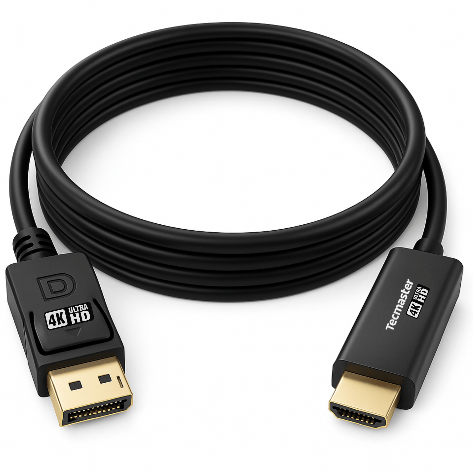 Cable DisplayPort DP a HDMI 4K Ultra HD 1.8m Reforzado