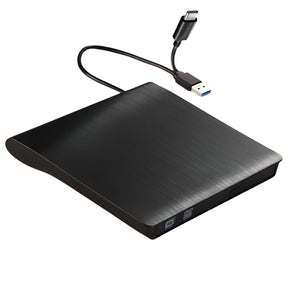 Grabador y Lector Externo de CD/DVD Dual USB / USB-C RD12X
