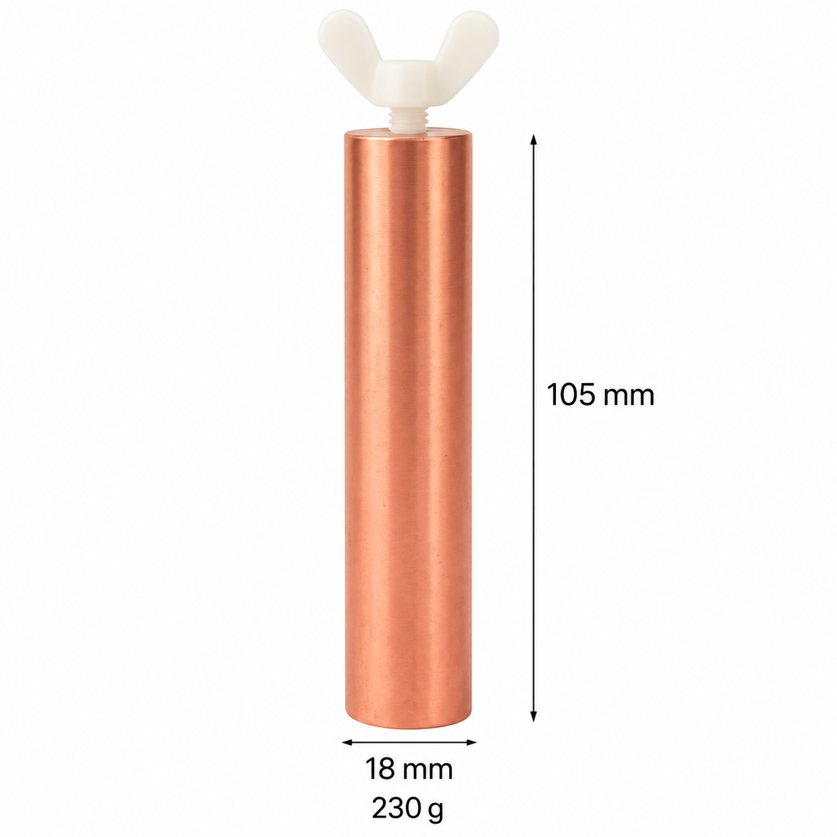 Repuesto de Cobre para Ionizador de Piscina 105x18mm Hasta 100m3 / 230g