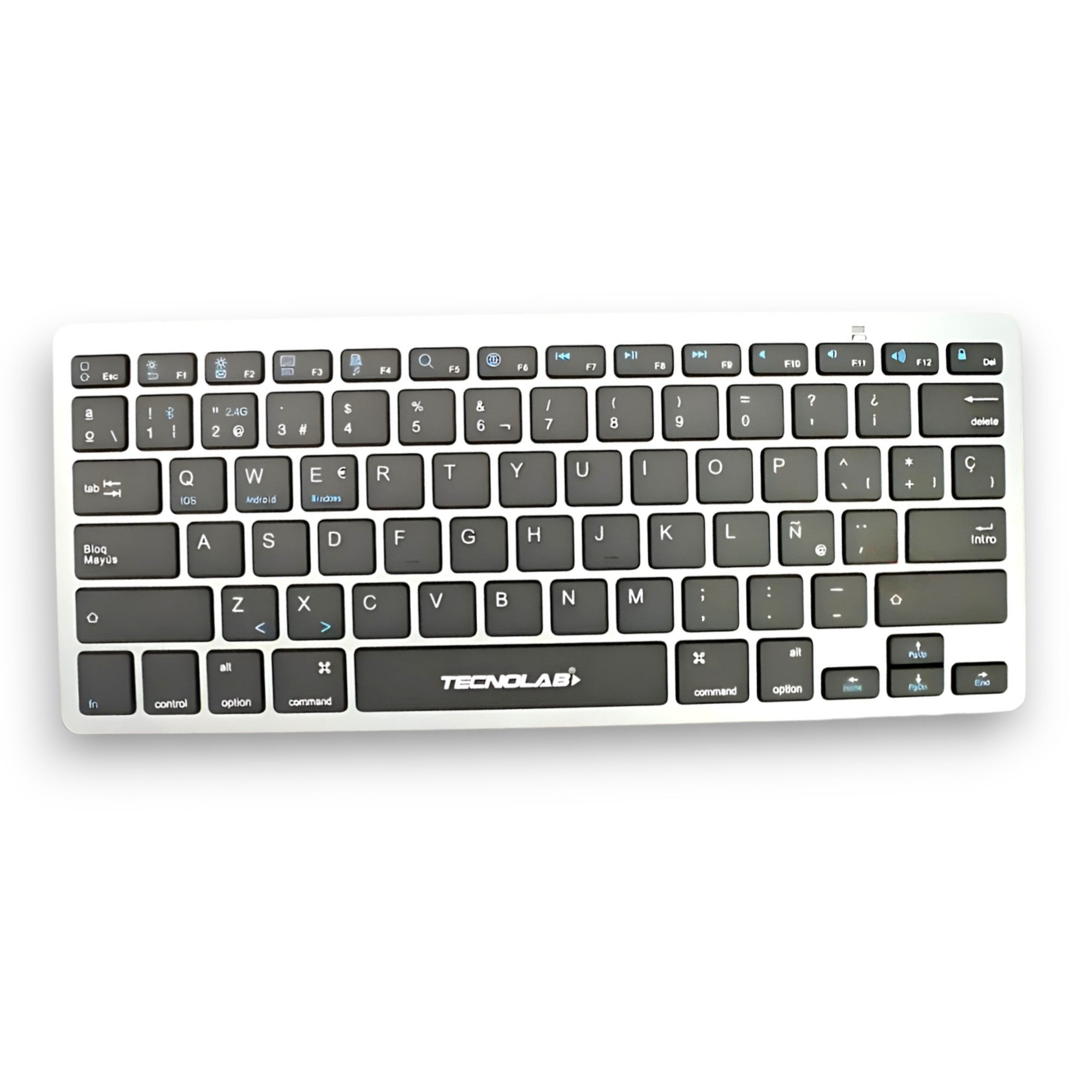 KIT Teclado y Mouse Inalámbrico Conexión Bluetooth + USB 2G