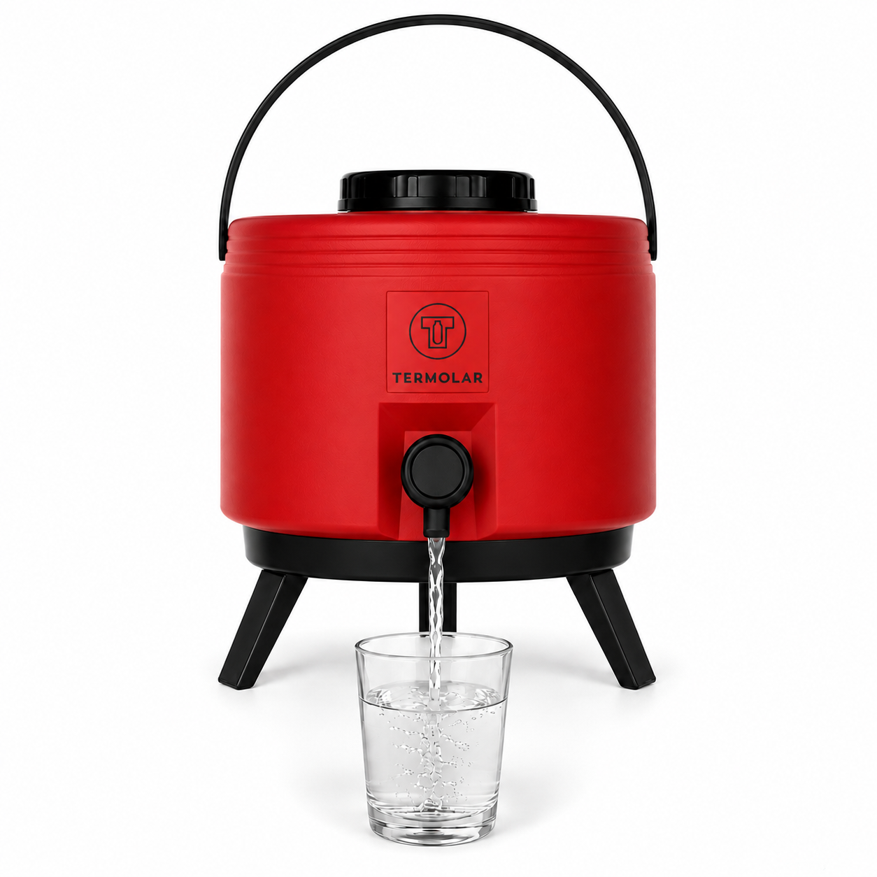 Maxi Termo 6 Litros Termolar Rojo para Agua Caliente y Fria