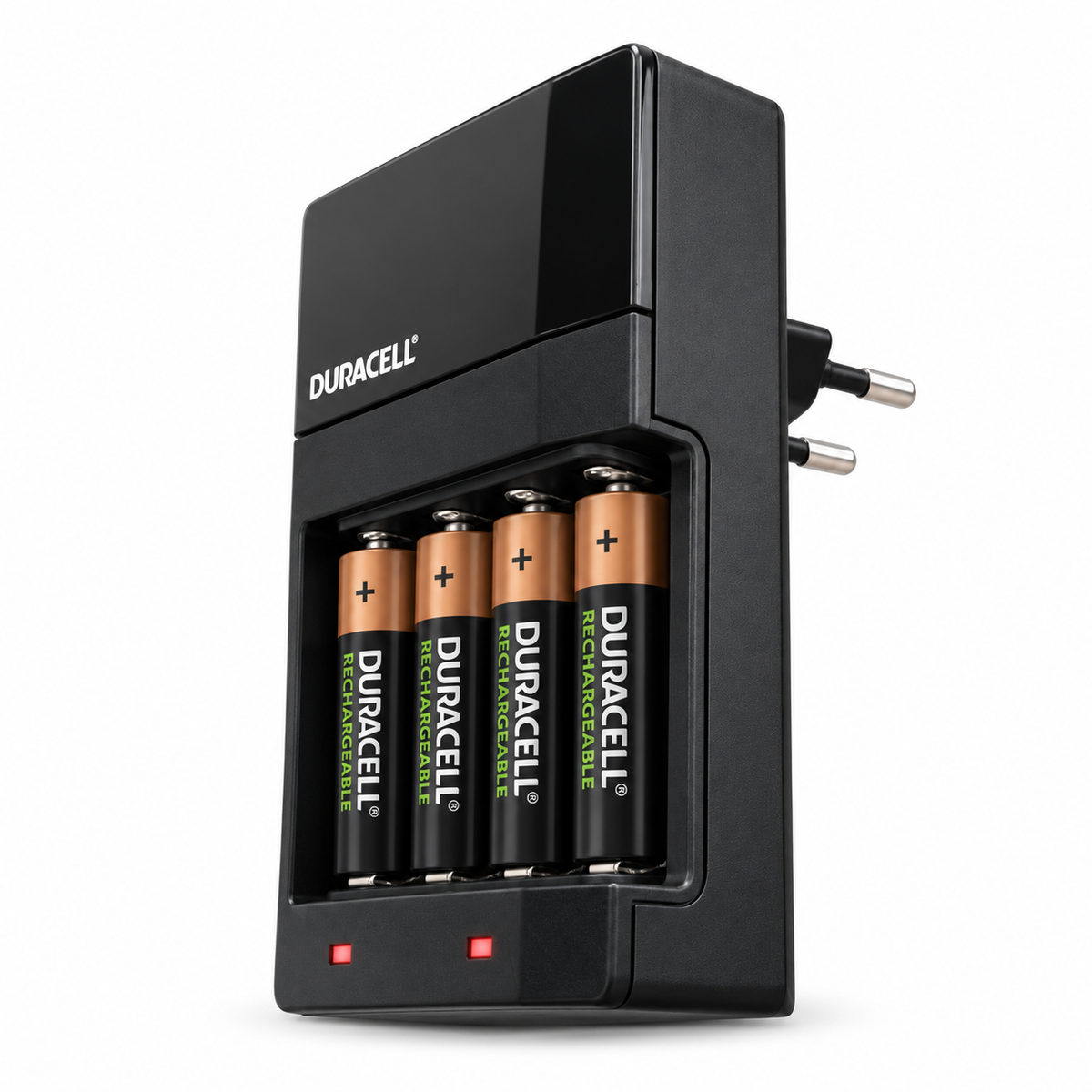 Cargador de Pilas Duracell + 4 Baterías A A Recargables